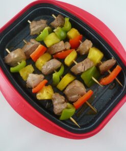 Microhearth Grill Pan for Microwave Cooking, Red 27 818pBnCMpKL