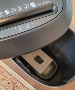 Paper Shredder,VidaTeco 14-Sheet Cross-Cut Shredder with US Patented Cutter,Also Shreds Card/CD,Heavy Duty Paper Shredder for Home Office,Durable&Fast with Jam Proof System,6.6-Gallon Basket (ETL) Cross Cut 14-Sheet 35 818pVpXtpcL