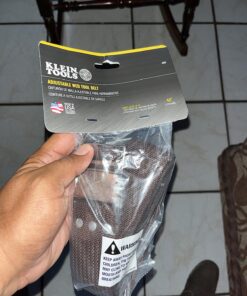 Klein Tools 5225 Tool Belt, Adjustable Electrician Belt is 2-Inch Wide, Adjusts for 48-Inch Waist,Brown Brown 28 818q4MAGL