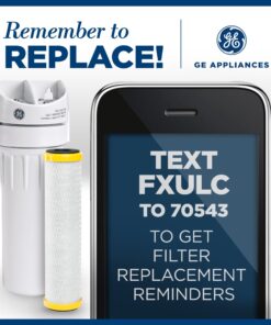 GE FXULC Drinking Water System Replacement Filter White, 9.00 x 2.00 x 2.00 inches, 1 Count (Pack of 1) 10 818qoGFo6L