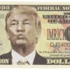 Set of 5 - Donald Trump Dump Trump Four Billion Dollar Bill - Highly Collectible Novelty Dollar - Funny for Democrats or Republicans - Give The Gift of Laughter- Funniest Political Gift of 2016