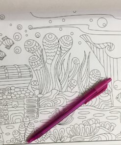 Adult Coloring Book: Island Dreams: Vacation, Summer and Beach: Dream and Relax with Gorgeous Illustrations Paperback, Large Print 23 818sI9aaTL