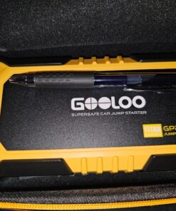 GOOLOO New GP2000 Jump Starter 2000A Car Starter Battery Pack (Up to 8.0L Gas, 6.0L Diesel Engine),12V Car Battery Charger Jumper Starter, Supersafe Portable Lithium Jump Box with USB Quick Charge yellow 44 818v 0Bb8rL