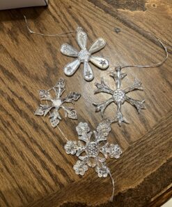 Kurt Adler C2683 2" Glass Iridescent Snowflake Ornaments, 12-Piece Set 37 818x nkdFfL