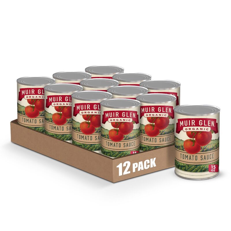 Catalog 7 Muir Glen Organic Tomato Sauce, 15 oz. (Pack of 12)
