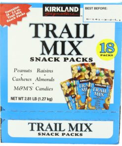 Kirkland Signature Trail Mix 2 oz Snack Packs 2.5 Ounce (Pack of 18)