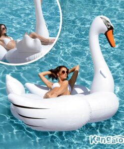 One Giant Swan Inflatable Pool Float I 78 x 55 Inflatable Kiddie Pool for Kids, Adults and Toddlers I Blow Up Pool Floats for Swimming Pool Lounger I Bachelorette Pool Floats Swimming Pool Toys Rafts 28 818xsJE3FOL