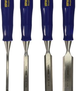 IRWIN Tools Marples Woodworking Chisel Set, 4-Piece (M444S4N) Set Only