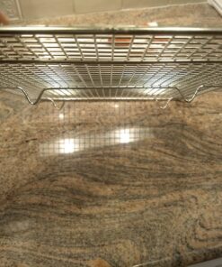 Ultra Cuisine Heavy Duty Cooling Rack for Cooking and Baking - 100% Stainless Steel Baking Rack & Wire Cooling Rack - Cookie Cooling Racks for Baking - Food Safe - Fits Half Sheet Pans - 11.5" x 16.5" 11.5" x 16.5" 1-Pack (Most Popular) 47 8191BQINeEL