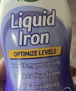 Nature's Way Liquid Iron, Provides Daily Value of Iron, Sugar Free, Berry Flavored, 16 Fl. Oz. 33 8191FywauYL