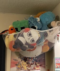 Handy Laundry Jumbo Toy Hammock, Organize Stuffed Animals or Children's Toys, Looks Great with Any Decor While neatly organizing Kid's Toys and Stuffed Animals, Expands to 5.5 feet, White 26 8191ffVn2uL