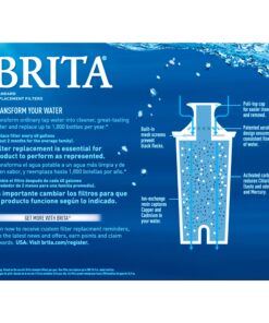 Brita Standard Water Filter Replacements for Pitchers and Dispensers, Lasts 2 Months, Reduces Chlorine Taste and Odor, 3 Count 49 8194AeO3joL