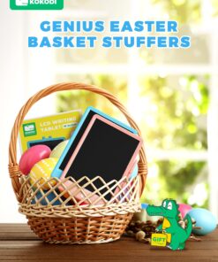 KOKODI LCD Writing Tablet 8.5-Inch Colorful Doodle Board, Electronic Drawing Tablet Drawing Pad for Kids, Educational and Learning Kids Toys Gifts for 3 4 5 6 7 8 Year Old Boys and Girls(Blue) Blue 23 8194WWOupcL