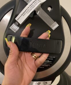 Ninja FD302 Foodi 11-in-1 Pro 6.5 qt. Pressure Cooker & Air Fryer that Steams, Slow Cooks, Sears, Sautés, Dehydrates & More, with 4.6 qt. Crisper Plate, Nesting Broil Rack & Recipe Book, Silver/Black 6.5 Quart Cooking Pot 34 8195qCgclOL