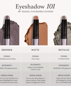 Julep Eyeshadow 101 Crème to Powder Waterproof Eyeshadow Stick 10 Piece Palette - Matte and Shimmer Finishes 06 - 10 Piece Palette Matte & Shimmer 16 8196IUXwmaL