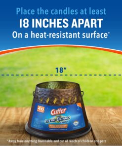 UNITED INDUSTRIES CORP 95784 Cutter Citronella Candle, 1 pack, Copper 28 8196wK597ML
