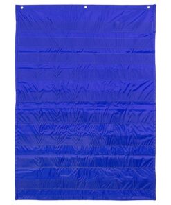 Alternative view of Carson Dellosa 26" x 37.25" Monthly Weather and Calendar Pocket Chart for Classroom Blue, Classroom Management, 51 Clear Pockets with 208 Month, Days of Week, and Date Cards, Calendar Pocket Chart Calendar and Weather