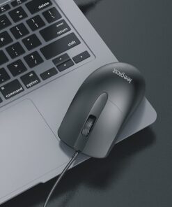 leegicst Wired Optical Computer Mouse - M102 3-Button USB Wired Computer Mice for Computers laptops Chromebook MacBook PC Computer (Black) Black 11 8198CYan06S