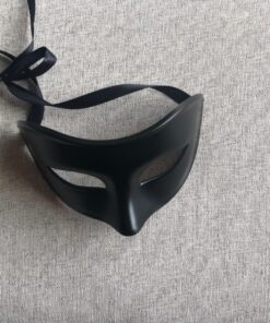 Masquerade Mask For Men Antique Look Mask for Halloween, Prom Party, Venetian Party, Mardi Gras, Carnival & Masquerade Ball One Size Black 39 8199PE52VEL