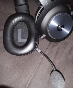 Logitech G PRO X Wireless Lightspeed Gaming Headset with Blue VO!CE Mic Filter Tech, 50 mm PRO-G Drivers, and DTS Headphone:X 2.0 Surround Sound Black Generation 1 54 819BU5VUa1L