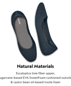 Allbirds Women’s Tree Breezers, Knit Ballet Flats, Slip-On Everyday Round Toe Shoes, Machine Washable Made with Natural Materials 5.5 Navy Night (Dark Navy Sole) 11 819C0hjs0PL