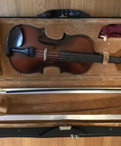 Bunnel Premier Violin Outfit 3/4 Size - Carrying Case and Accessories Included — Solid Maple Wood and Ebony Fittings By Kennedy Violins 3/4-size 29 819D76DMdTL
