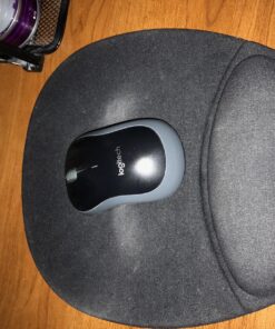 Memory Foam Mouse Pad Mat with Wrist Rest (Black) 15 819DgzrtMGL