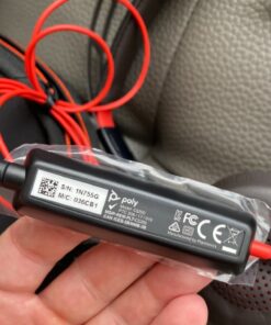 Plantronics - Blackwire C5220 - Wired, Dual-Ear (Stereo) Headset with Boom Mic - USB-A, 3.5 mm to connect to your PC, Mac, Tablet and/or Cell Phone Basic Packaging 30 819DryPtfML