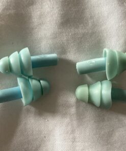 ANBOW Soft Ear Plugs for Sleeping Noise Cancelling. Ear Plugs for Swimming, Concerts, Travel, Work, Snoring & Concentration. Reusable Silicone Earplugs with Adjustable Size. 3 Pairs + Travel Pouch Light Blue 34 819EBZZIk9L