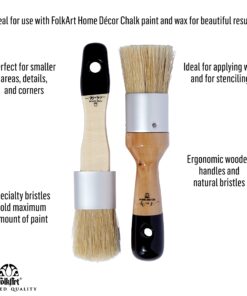 Alternative view of FolkArt Home Decor Chalk and Wax Brushes, Wax Brushes 2 PC