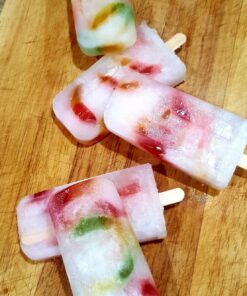 Fox Run Frozen Maker Set Ice Pop Mold, with 24 Popsicle Sticks, BPA-Free Aluminum 25 819FocTIlML