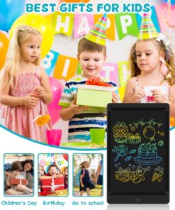 LCD Writing Tablet Kids Toys for 3 Year Old Boys Girls Gifts,8.5 Inch Doodle Board Drawing Pad Gifts for Kids,Toddler Educational Toys for 3 4 5 6 7 Years Old Boys and Girls Black 30 819GOgyH6tL