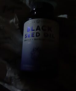 Organic Black Seed Oil Capsules | 120 Vegan Softgel Black Cumin Seed Oil Capsules | 1400mg Per Serving Virgin Cold Pressed Nigella Sativa Oil Pills with Thymoquinone & Vitamin E, Rich in Omega 3 6 9 22 819GfQkljSL