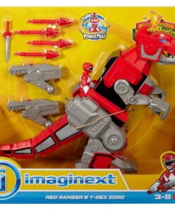 Fisher-Price Imaginext Power Rangers Red Ranger and T-rex Zord 17 819GsfLDFCL