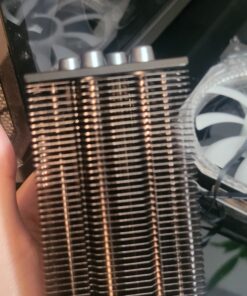 Cooler Master Hyper 212 RGB Black Edition CPU Air Cooler, SF120R RGB Fan, 4 CD 2.0 Heatpipes, Anodized Gun-Metal Black, Brushed Nickel Fins, RGB Lighting for AMD Ryzen/Intel LGA1151 72 819H3CsRmCL