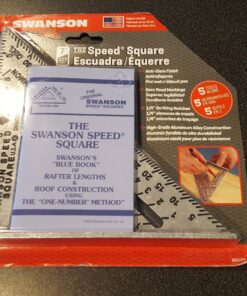 SWANSON Tool Co S0101 7 Inch Speed Square, Blue 7" Speed Square 52 819Hjl16bqL
