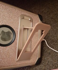 BENTOBEN Case for iPad Air 2/iPad 9.7 2017/2018/Pro 9.7, iPad 5th/6th Generation Case, Glitter 3Layer Full Body Protective Kickstand Durable Leather Shockproof Girls Women Kids Tablet Cover, Rose Gold K381-Rose Gold 54 819IgeS7DL