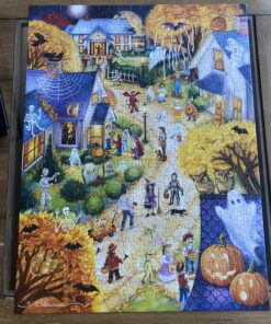 Vermont Christmas Company Halloween Town Jigsaw Puzzle 550 Piece 21 819Ivx irCL