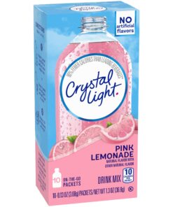 Crystal Light Pink Lemonade Drink Mix (120 On-The-Go Packets, 12 Packs Of 10) 10 Count (Pack of 12) 16 819JZ4dGFIL