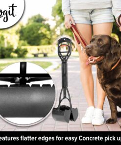 Dogit Jawz Waste Scooper - Dog Pooper Scooper for Easy Grass and Gravel Pick Up 27 819JdPKRmfL