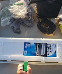 Camco RV and Trailer Refrigerator Roof Vent Cover for Dometic and Norcold Bases - Long Lasting and Durable Material, UV Stabilized (42160) Standard Packaging 41 819K14vahFL