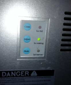 EdgeStar IB450SS 50 Lb. 15 Inch Wide Undercounter Clear Ice Maker - Stainless Steel 22 819KaX 06jL