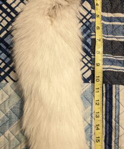 Fosrion Fluffy White Gray Arctic Fox Tail Fur Halloween Cosplay Alopex Lagopus KeyChain 43 819LBFxVgTL
