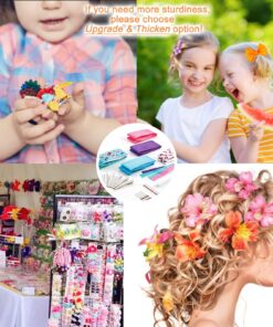 HiJeaton 60Pcs Alligator Hair Clips for Hair Bows,(6cm/2.36") Bow Clips Bulk, Gator Metal Clip, Hairdresser Clips for Bow Making, Large Plain DIY Clips Supplies for Crafts (6cm/2.36") 6cm (60Pcs Upgrade & Thicken) 12 819LQTetGtL 1