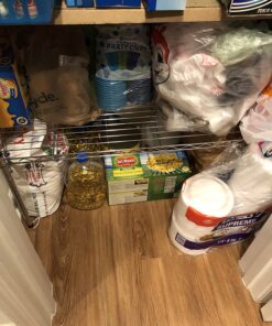 Whitmor Supreme Wide Stacking Shelf - Heavy Duty - Adjustable - Chrome 47 819LhoMFekL