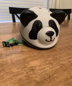 Schwinn Kids Bike Helmet with 3D Character Features, Infant and Toddler Sizes, Up to 5 Years Old, Girls and Boys Suggested Fit 44-52 cm Panda Bear X-Small (44 – 50cm) 22 819MEiOJvEL