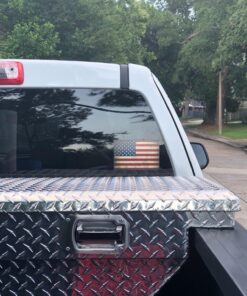 Rustic American Flag Decal Vinyl Graphic Bumper Sticker perfect for your car, truck, suv, rv, motorcycle, scooter, van, semi or whatever it is you drive. 8 819MhTlngqL