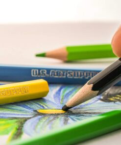 U.S. Art Supply 50 Piece Adult Coloring Book Artist Grade Colored Pencil Set -Vibrant Colors, Smooth Art Drawing, Sketching, Shading, Blending - Fun Activities for Kids, Students, Adults, Beginners 50 Pencil Set 27 819OFZjhg0L