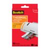 Scotch Thermal Laminating Pouches, 100 Count, Clear, 5 mil., Laminate Homemade Ornaments, Christmas Banners and Gift Tags, Ideal Holiday Supplies, Fits Photo Card Sized (4.3 in. × 6.3 in.) Paper