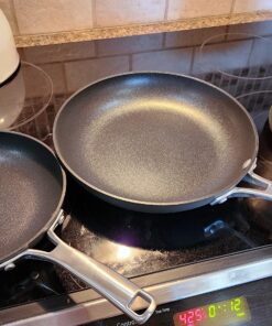 Calphalon Classic Hard-Anodized Nonstick Cookware Kitchen Essentials Set, 6-Piece Pots and Pans Set 6-Piece Nonstick w/ AquaShield™ 39 819P6xhIiIL